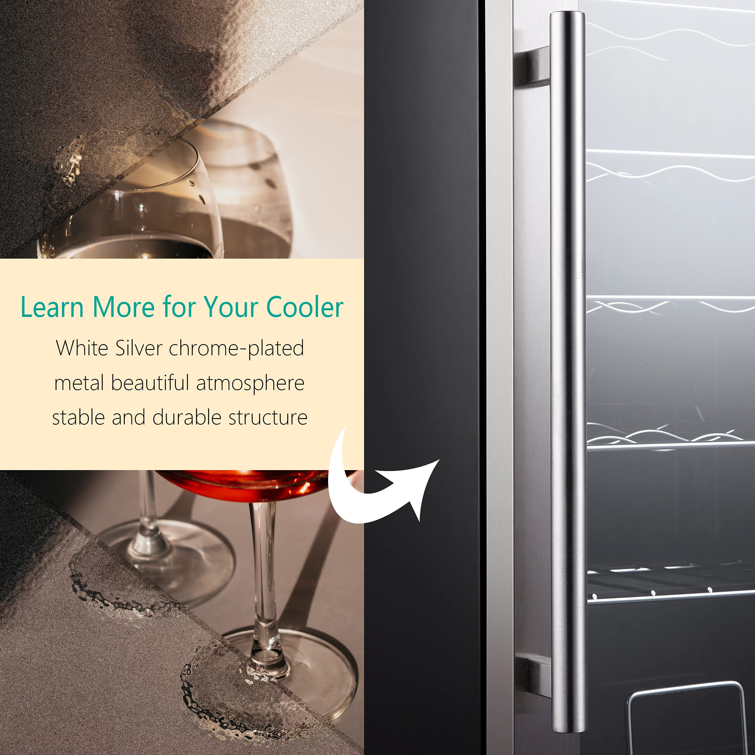 Kalamera KR12A2E Silent 12 Bottles (up to 310 mm height) Wine fridge