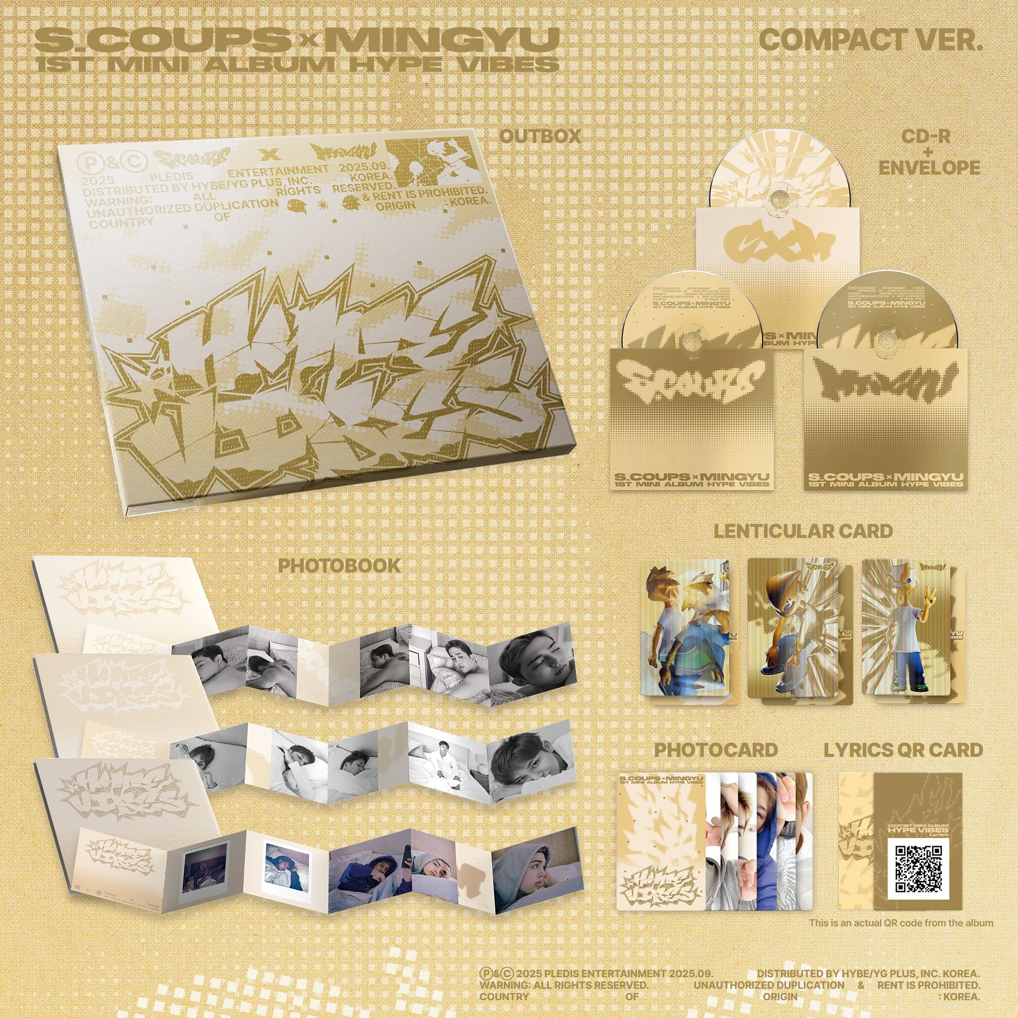 SEVENTEEN S.COUPS X MINGYU – HYPE VIBES 1st Mini Album (Compact