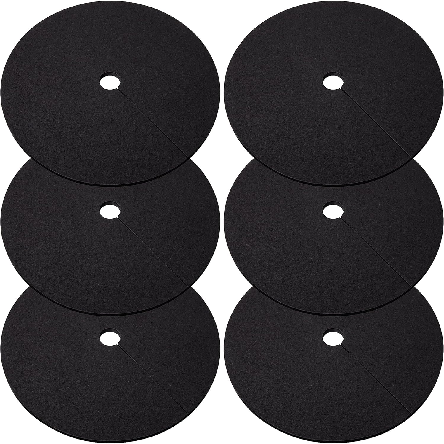 PURPLE STAR 1N 6 Pcs Ice Fishing Hole Covers- 12 Inch Ice Fishing Hole Insulator Covers- Ice Fishing Safety Hole Cover Lids for Fish Houses Winter Fishing Accessories