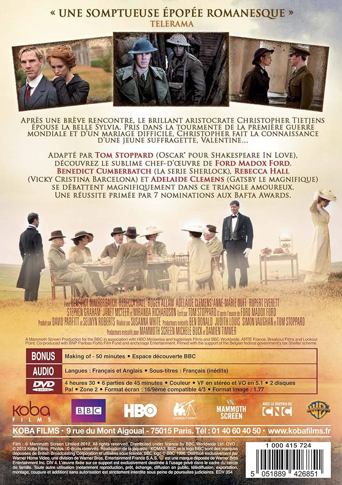 【ベネディクト・カンバーバッチ】PARADE'S ENDパレーズエンド　DVD Amazon.com: Parade's End (Blu-ray + Digital Copy) : Rebecca
