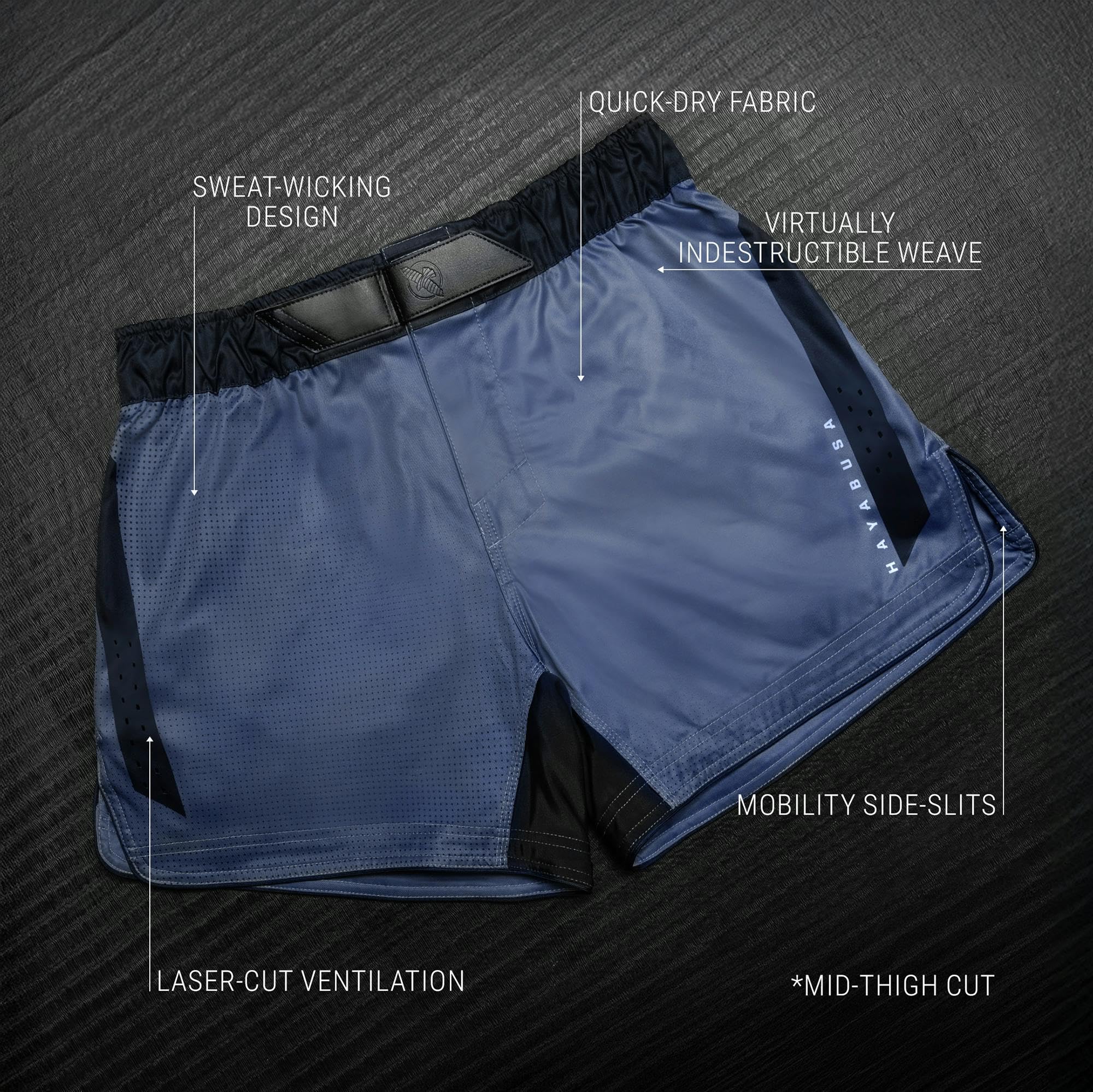 Hayabusa Pantaloncini da combattimento Core a metà coscia da uomo