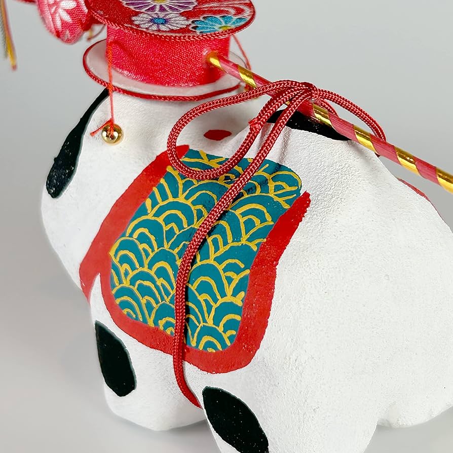 まとめ売り　置物　縁起物　でんでん犬張り子　博多人形　姫だるま　羽子板　地方土産 Amazon | 玩古庵 春日部張子 芸術品 開運 縁起 置物 でんでん