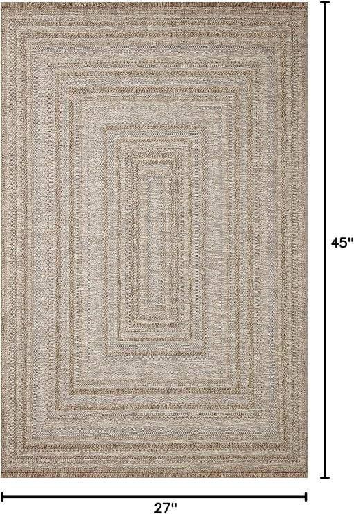 Loloi Dawn Natural 2'-3 x 3'-9 Accent Rug