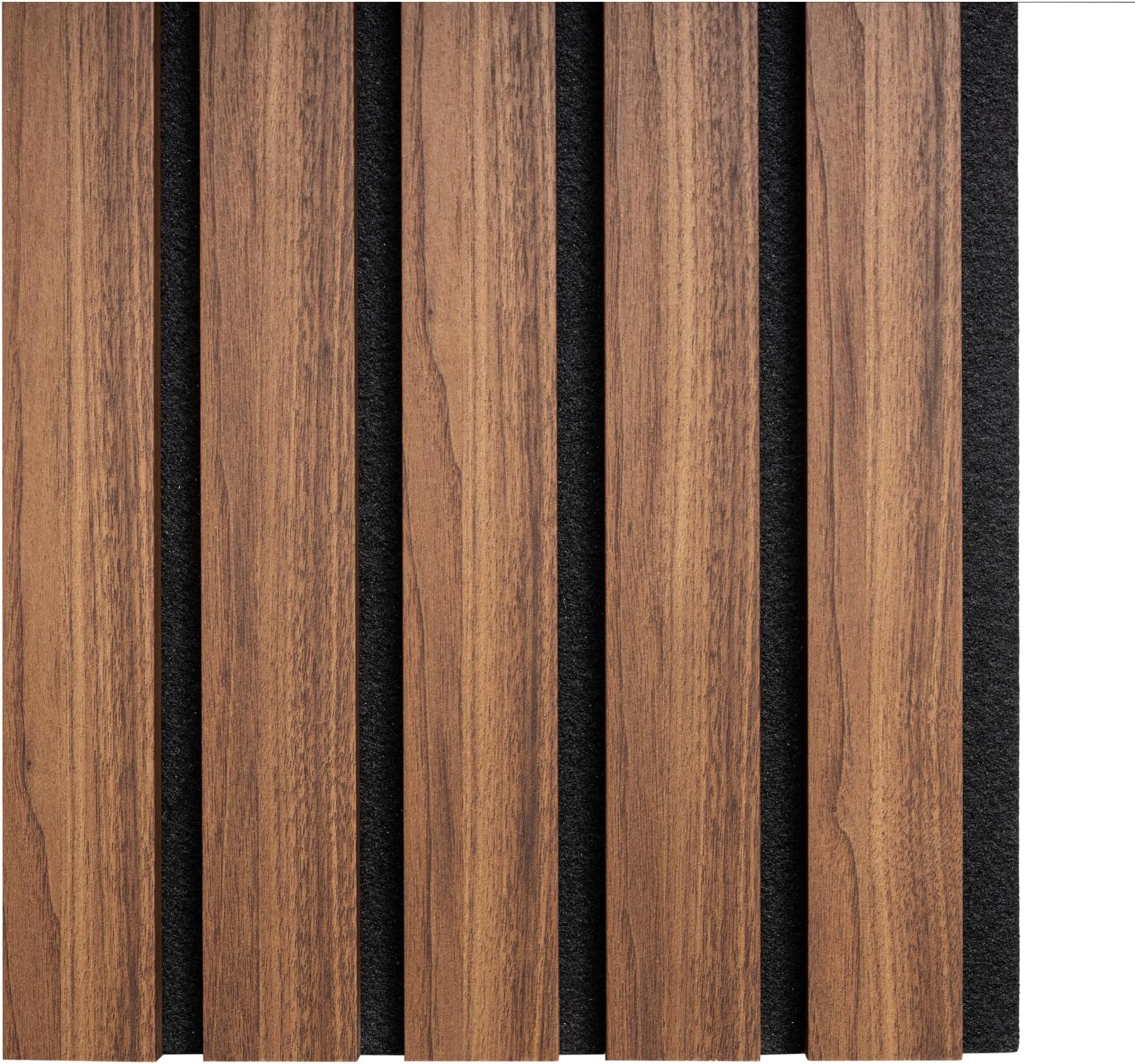 Tuda Grass Direct Premium Acoustic Wall Slatted 3D Wood Veneer Panels - Walnut Sample