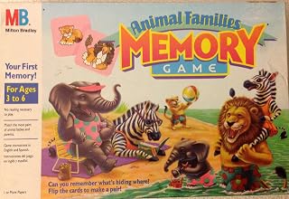 Animal Families Memory Game 1994