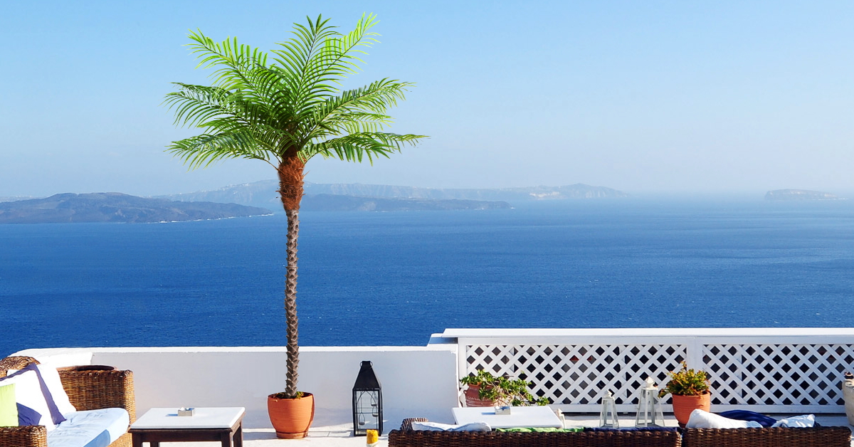 Amazon.com: Keeplush 8.5ft Tall Artificial Phoenix Palm Tree for