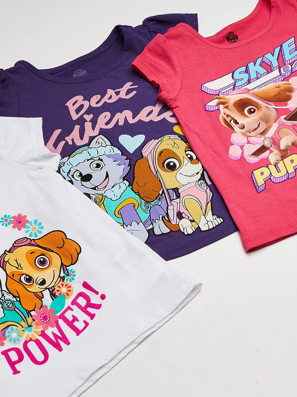 Nickelodeon Girls Paw Patrol 3 Pack T-Shirt BundleT-Shirt - Image 3