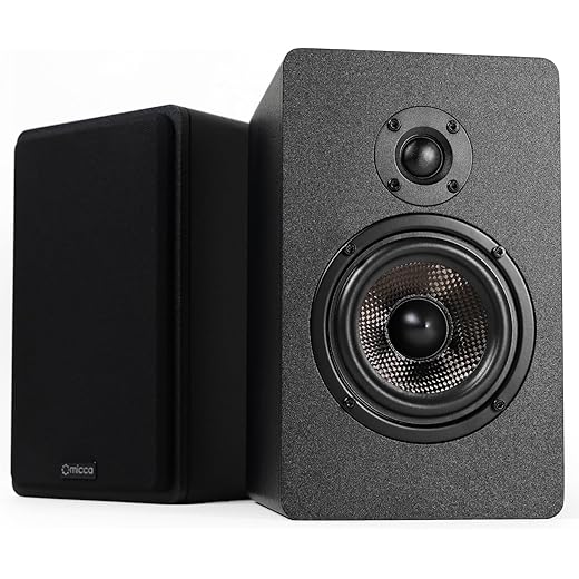 Micca MB42X G2 Passive Speakers (Black, Pair)