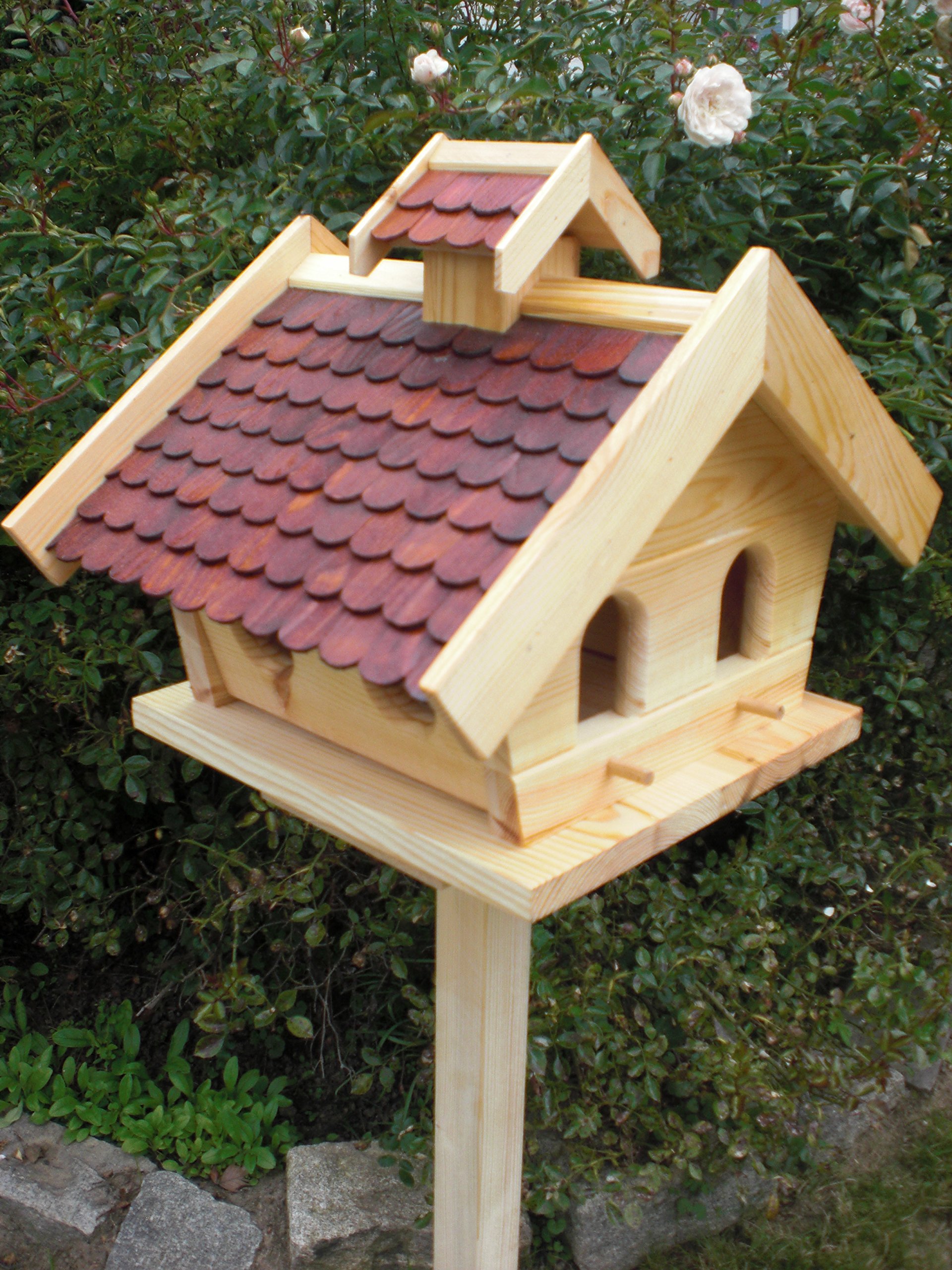 Supporto Per Casetta Uccelli In Legno Massiccio - 116 Cm - Glüh-World