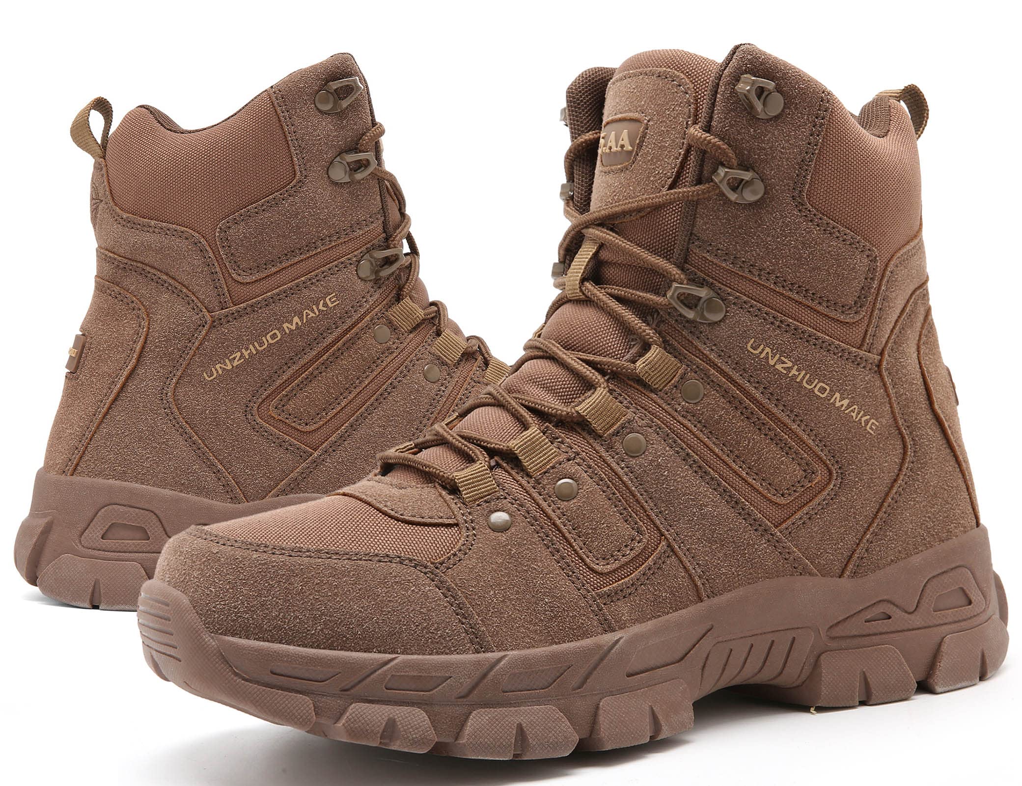 B2122 Herren militärische Taktische Kampfstiefel Verschleißfeste wasserdichte Wüsten Schuhe Außenbereich Einsatzstiefel Rutschfeste Camping Trekking Wander Stiefel