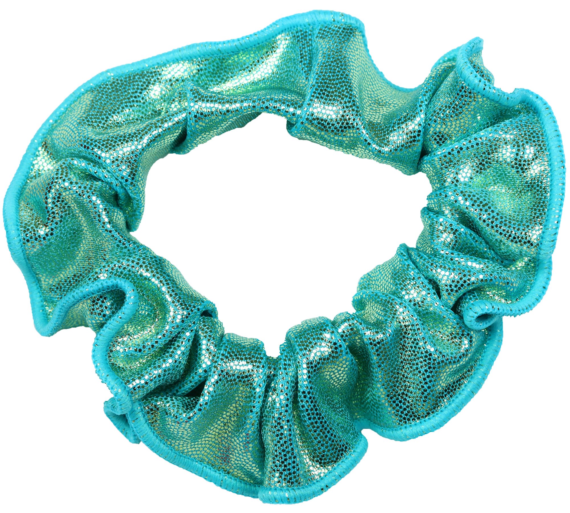 Snowflake Designs Mystique Hair Scrunchie for Gymnastics, Dance, Cheerleading, or Workout - Variety of Colors