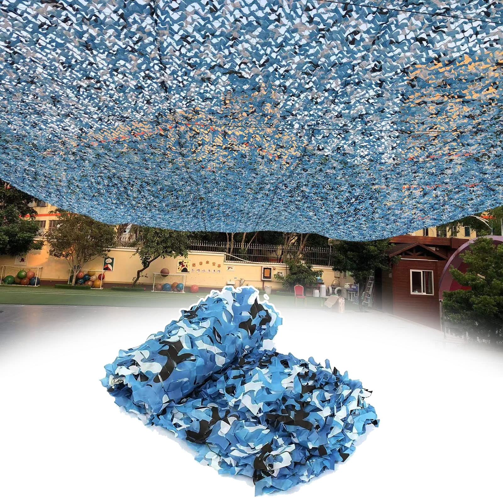 OUdini Camouflage Net, Outdoor Camping Garden Sunscreen Net Privacy Protective Shade Net, Woodland Hunting Shooting Shade Sail/4 * 9M/13.1 * 29.5Ft