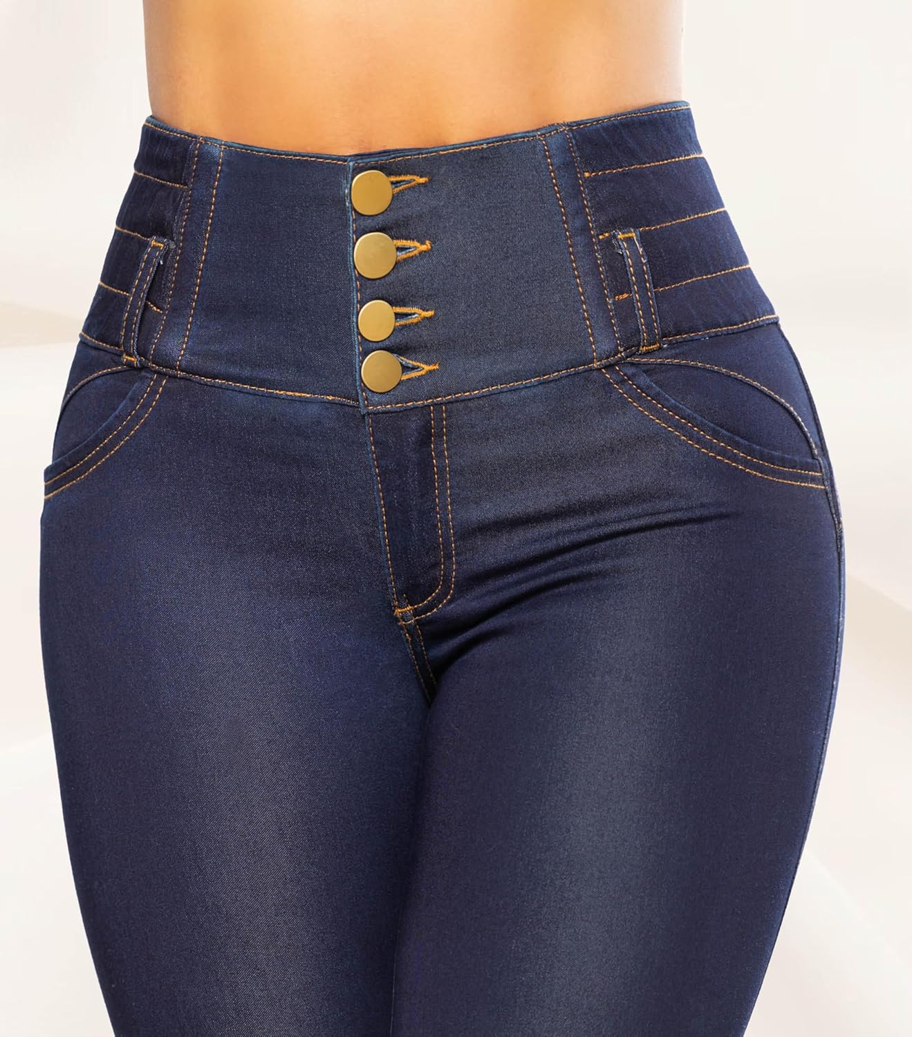 Bula, High Waist Butt Lifting Skinny Jeans - Shape wear Pantalones Colombianos Levanta Cola - Image 5