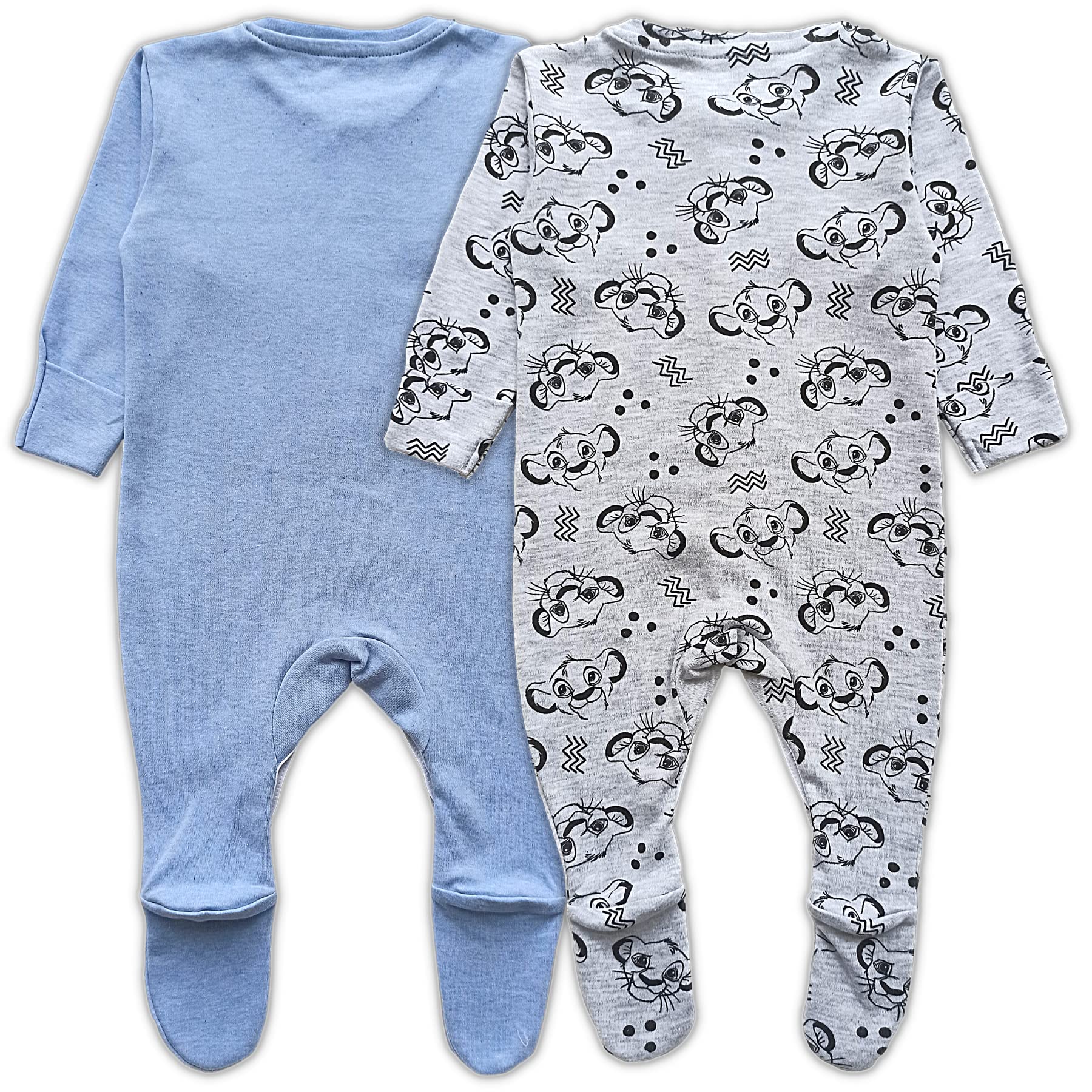 TuddyBuddy 100% Cotton Multi Color Romper Sleepsuit/Romper/Jumpsuit for Baby Boy (Pack of 2 - Pink Printed AOP & Pink Stripes, 3-6 Months) - Image 5 thumbnail