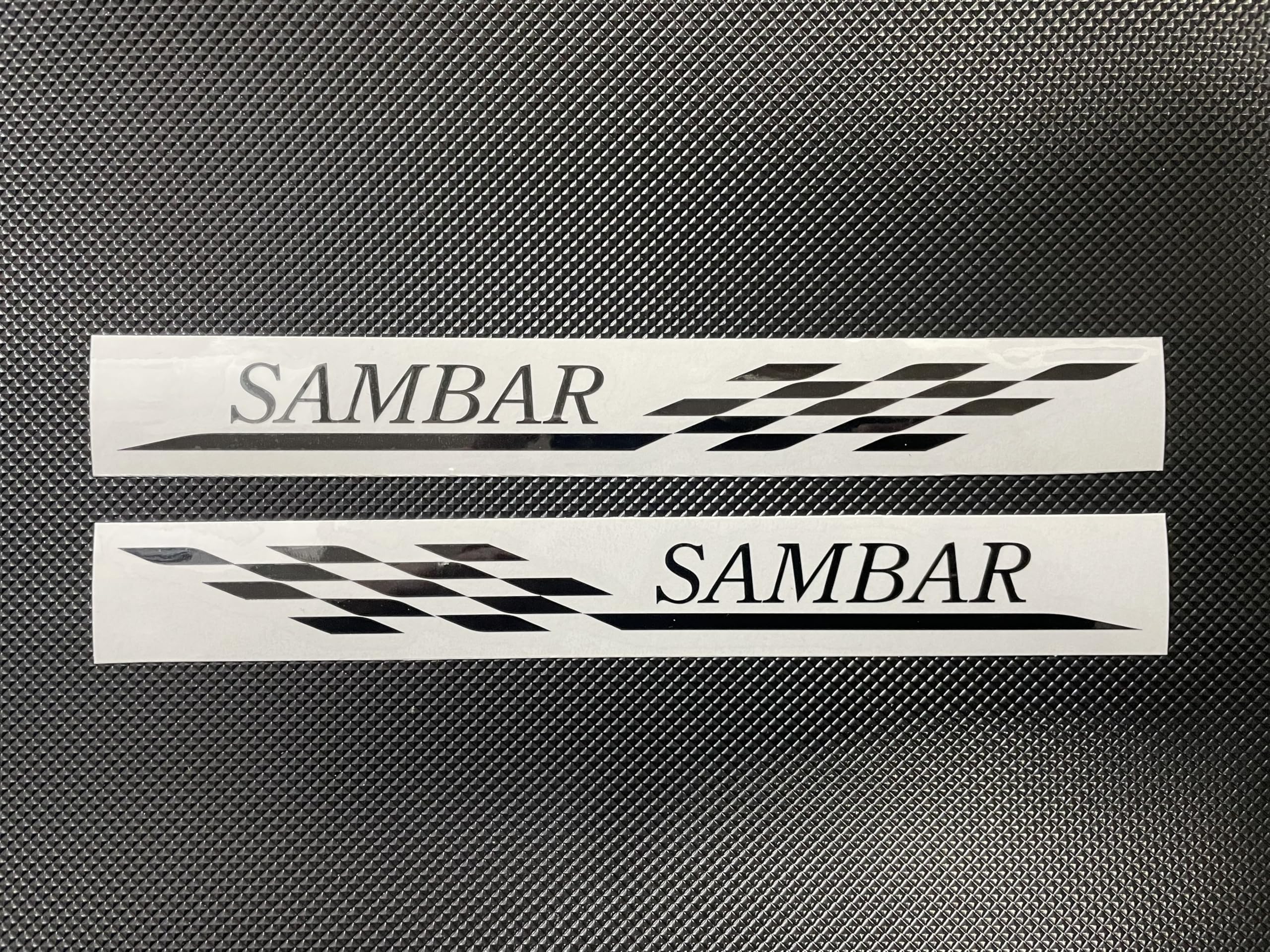 Amazon.co.jp: サンバー チェッカーフラッグ ステッカー シール