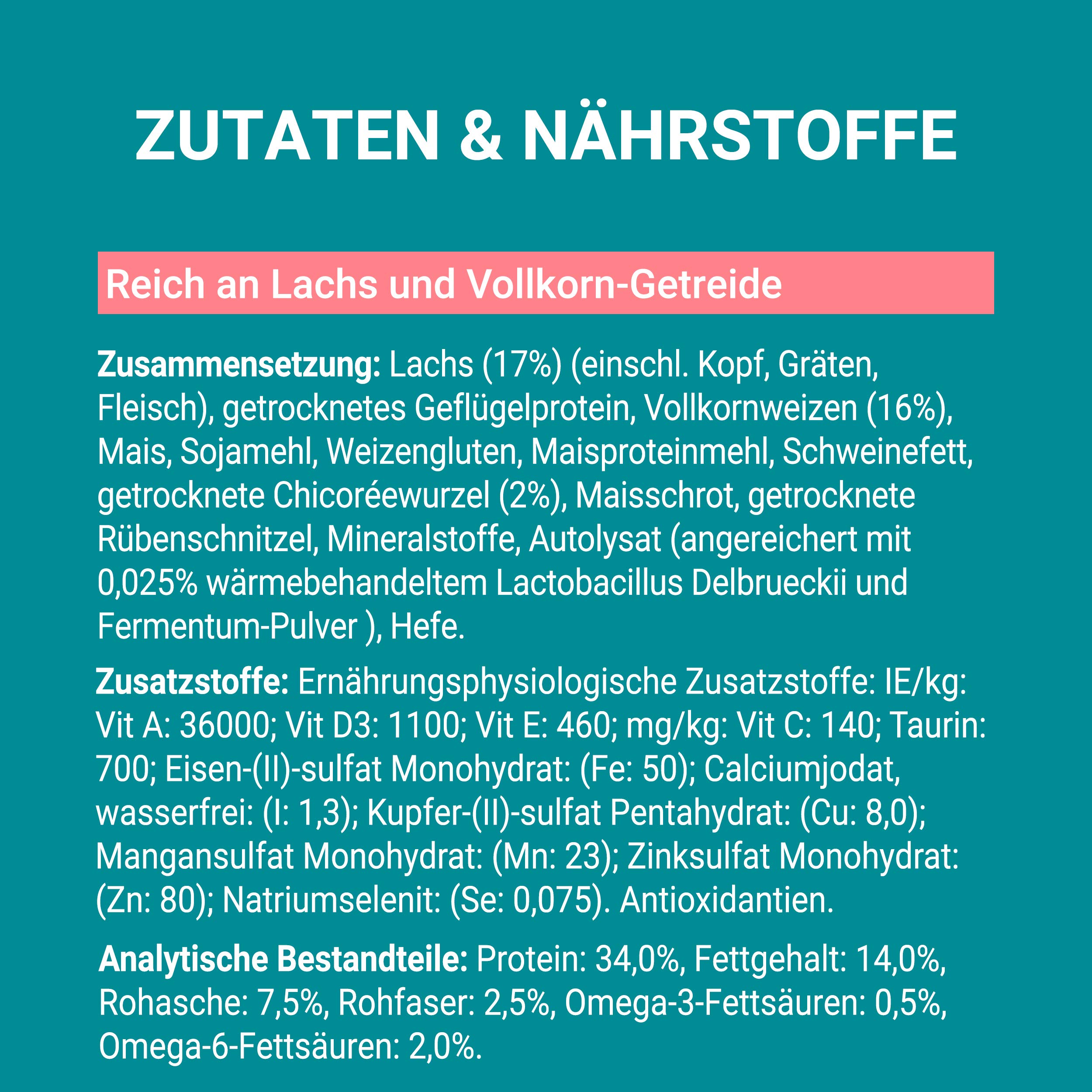 PURINA ONE Bifensis Adult Katzentrockenfutter: reich an Lachs, stärkt natürliche Abwehrkräfte, für gesunde Knochen, Haut, Zähne & Harnwege I ab 1 Jahr