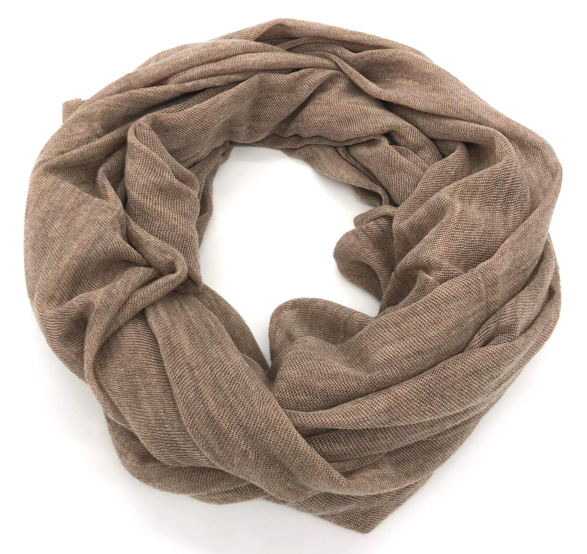Sciarpa 100% lana merino extrafine Donna/Uomo Autunno/Inverno Avvolgente leggera e di qualità Tubolare in maglia ideale per tutti i look morbida e calda