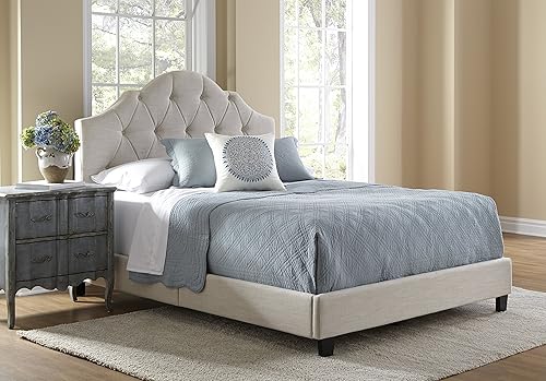 Pulaski Mason - Cama de sillín todo en 1 totalmente tapizada tamaño Queen