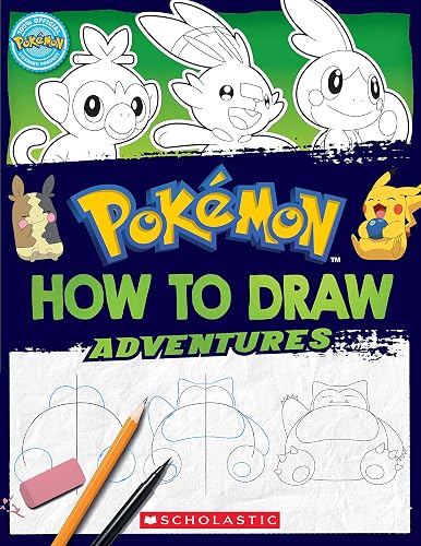 Pokémon How to Draw Adventures Book: A Creative Gift for Young Artists