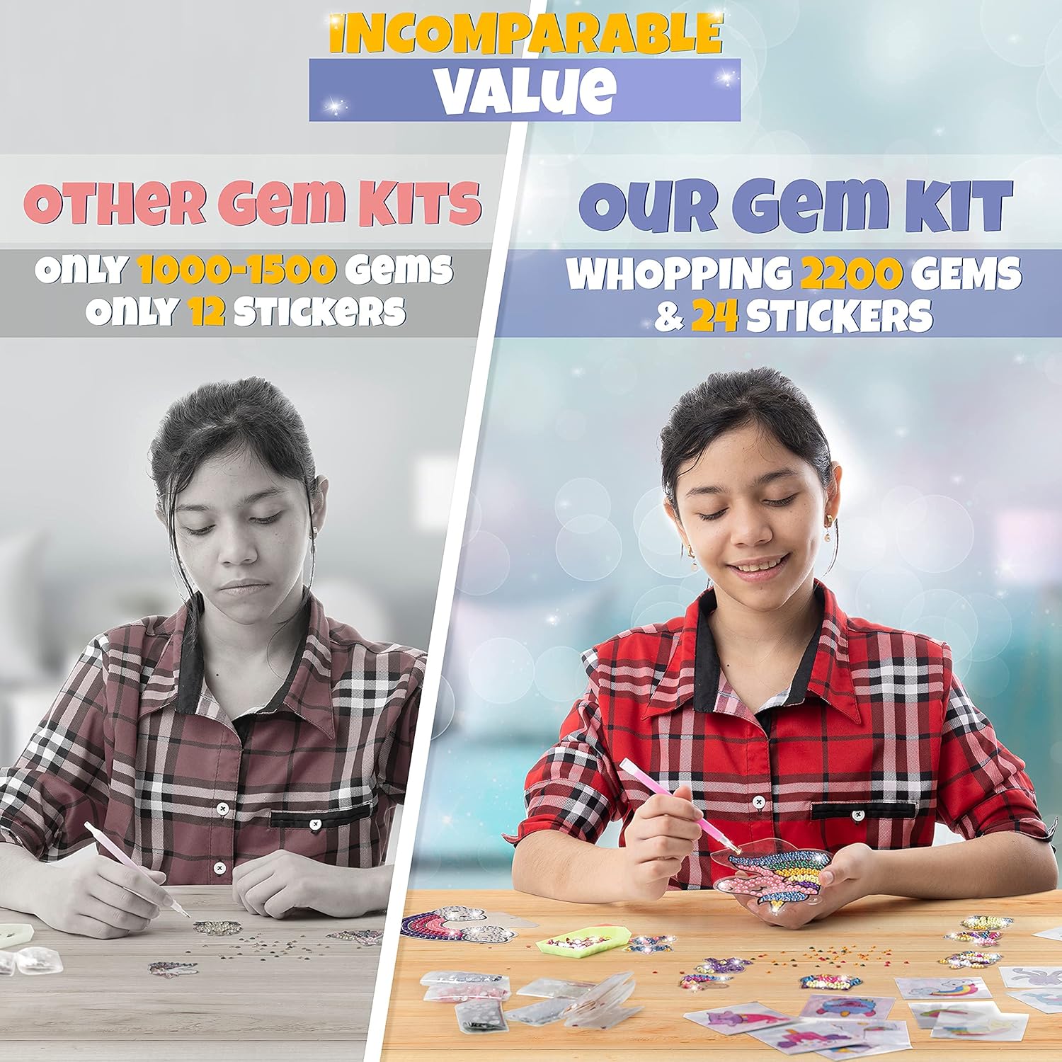 Buy Luna Bear Kids Diamond Painting Kits Big Gem Art Kits For Kids Ages 6 12 Great Gift And Creative Gem Painting Kit With Suncatchers And Big Colorful Gem Stickers For Buy Luna Bear Kids Diamond Painting Kits Big Gem Art Kits For Kids Ages 6 12 Great Gift And Creative Gem Painting Kit With Suncatchers And Big Colorful Gem Stickers For