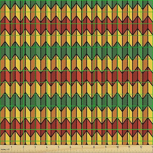 Miniatura 2 de Ambesonne - Tela multicolor impresa digital por The Yard.