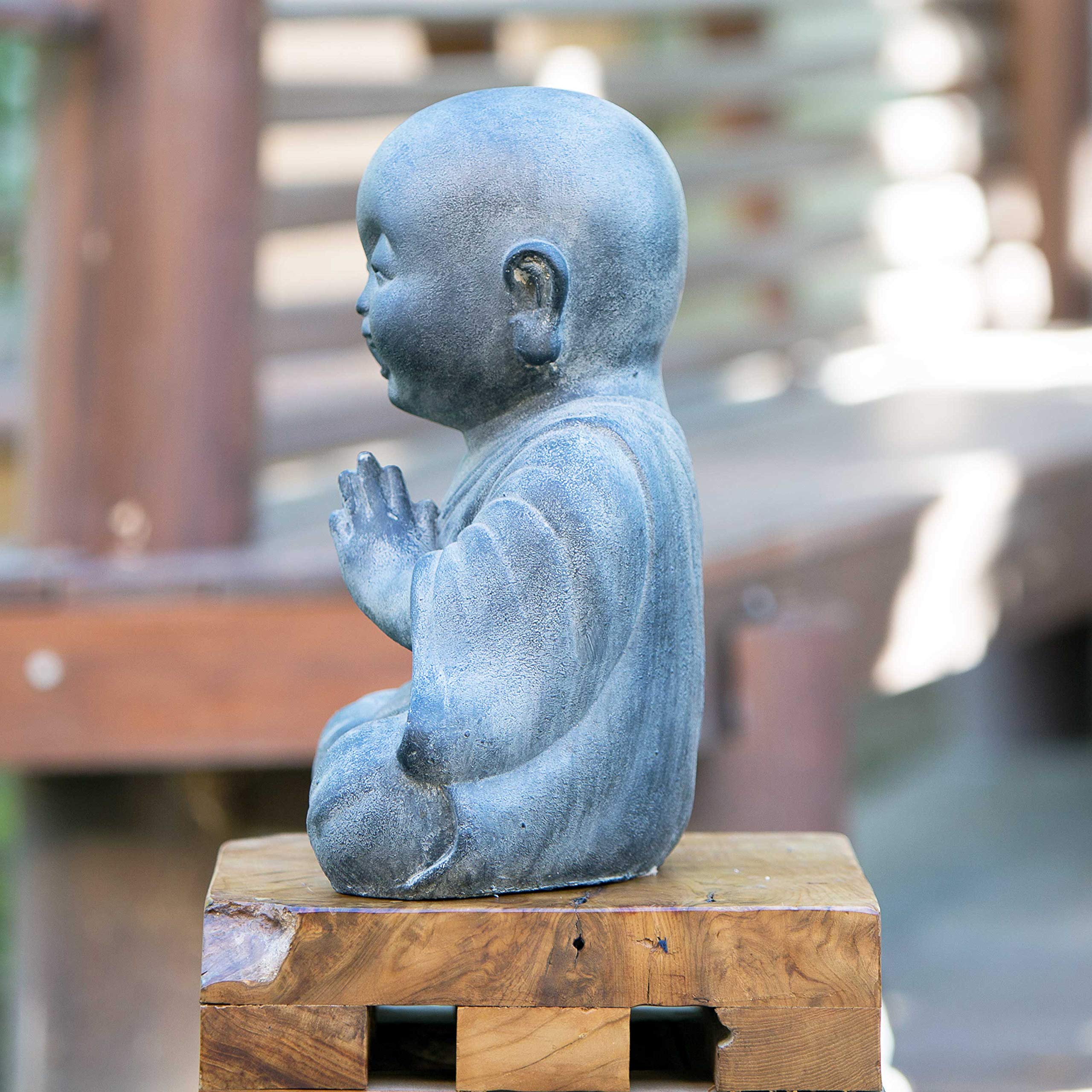 Amazon.com : Garden Age Supply Praying Shaolin Monk : Patio, Lawn