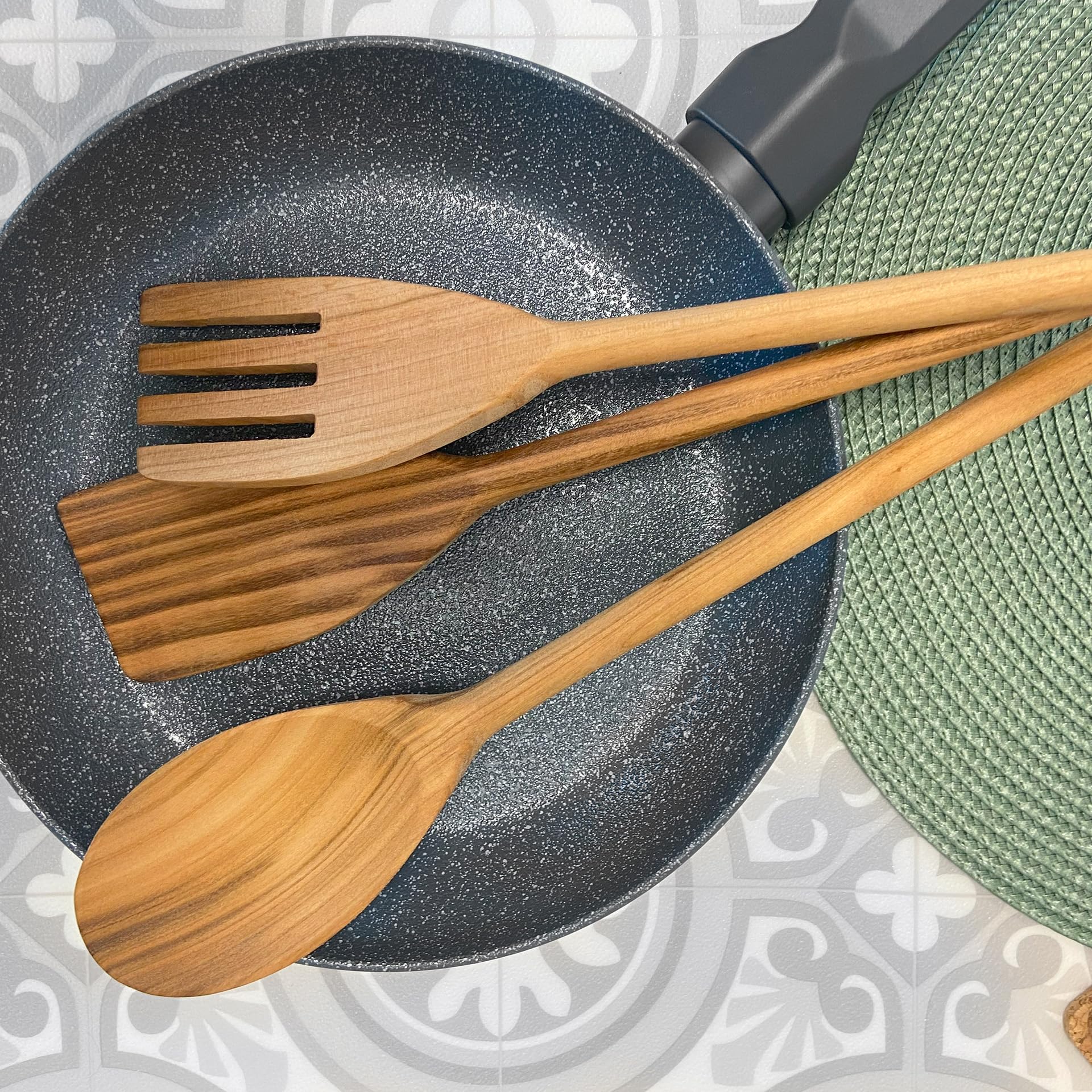 Cucchiaio Di Legno Fackelmann Per Cucina - Naturale 25 Cm, Ideale Per Mescolare E Assaggiare - Foto 14