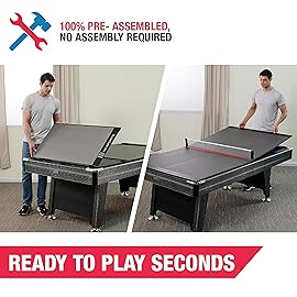 MD Sports Ping Pong Paddle Set for 2 Players with Travel Bag, 5-Ply Wooden Blade Table Tennis Paddles, 4 Balls, Performance Rubber Surface, Comfortable Grip Handles, Beginner & Recreational Use