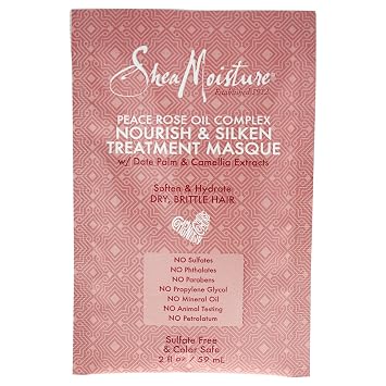Shea Moisture Peace Rose Oil Complex Nourish & Silken Treatment Masque for Unisex, 2 Ounce
