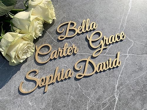 Miniatura 3 de Wedding place cards Custom Place Name cards Personalized Dinner Place Card Wooden Escort Card Event or Party Decoration