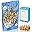 Natural Wood Dreidels Hanukkah Draydel with English Transliteration & Instruction Cards (500-Pack)