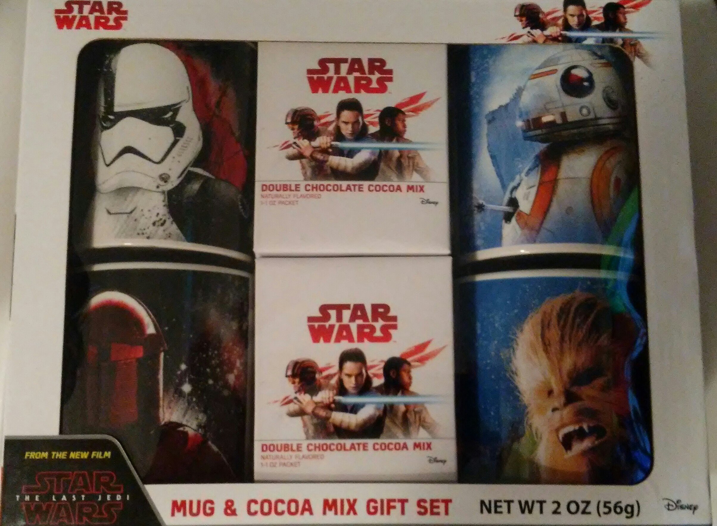 Star Wars Last Jedi 4 Mug Set