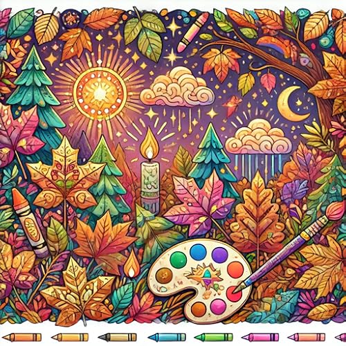 Fall Leaves Coloring Game: Autumn Coloring Page & Sketching Games