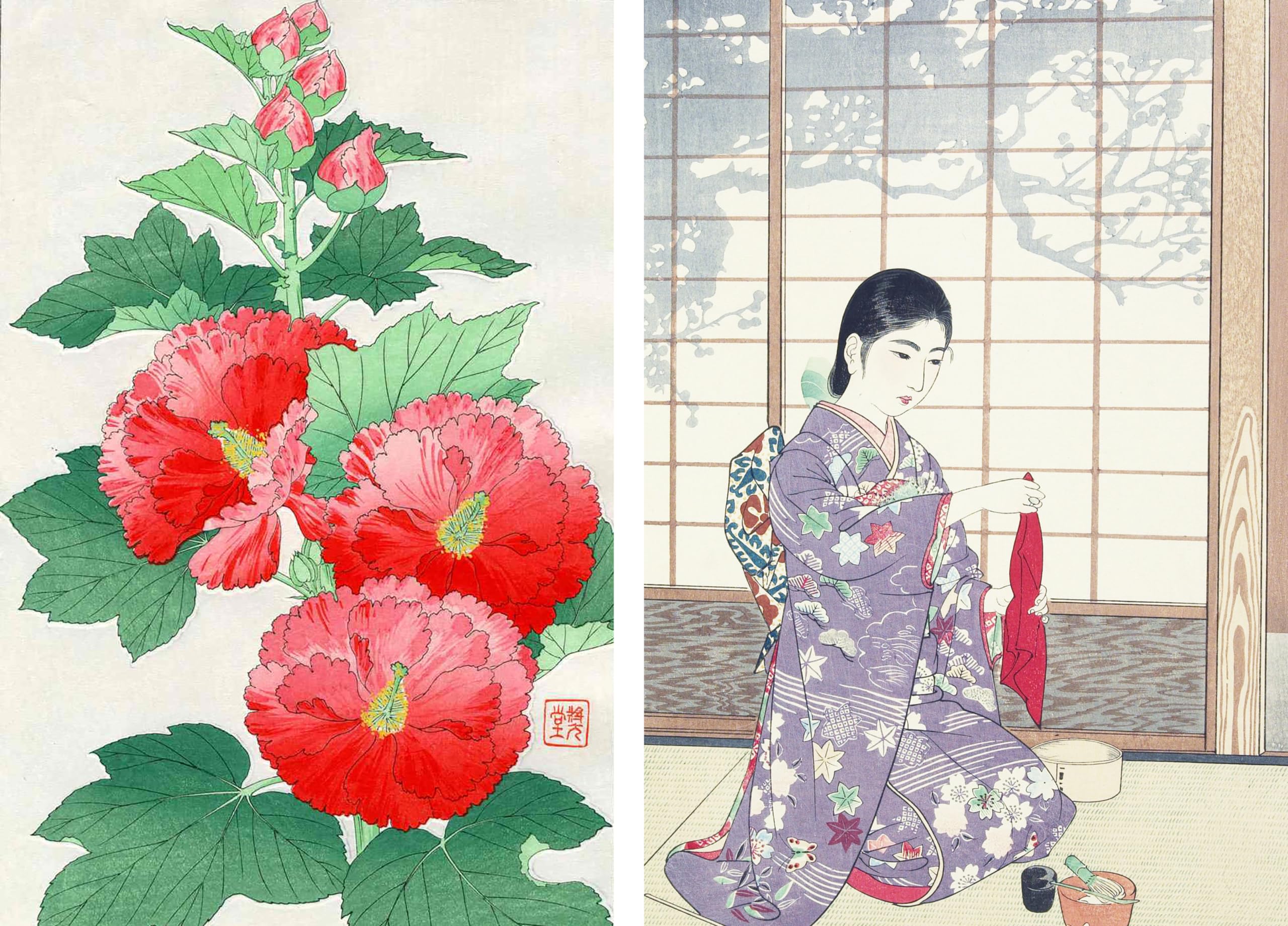 Le Printemps par les grands maîtres de l'estampe japonaise Coffret