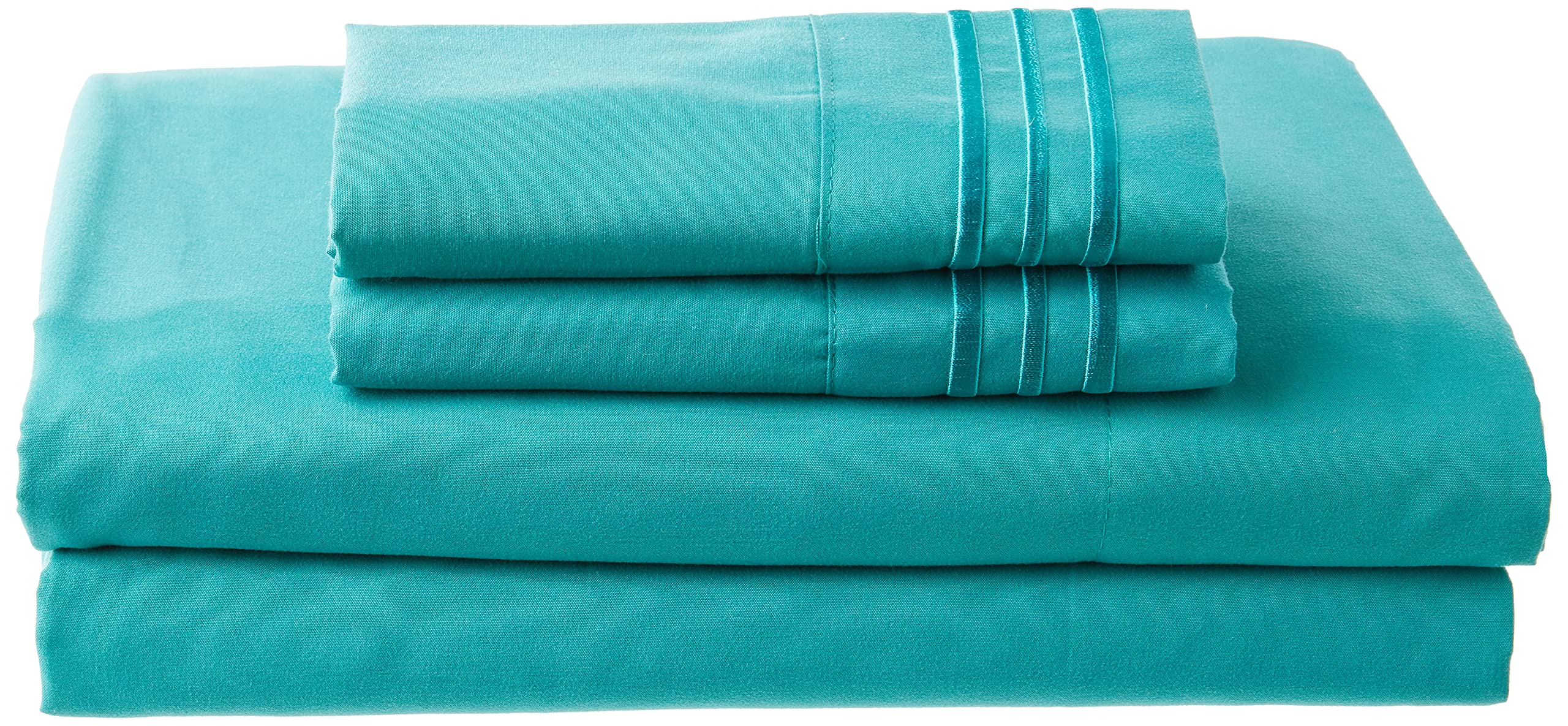 Elegancia y Confort 4 Piezas 1500 Hilos Egipcio de Lujo Suave y Sedosa Calidad coziest Juego de sábanas, Reina, Color Azul Azul