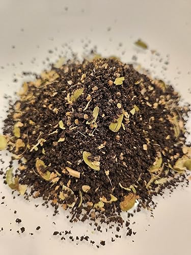 Miniatura 3 de Té Chai orgánico de 8 onzas (227 gm)  Masala Chai  Mezclado con cardamomo, jengibre, pimienta, canela de Ceilán, nuez moscada, maza, clavo, tulsi,