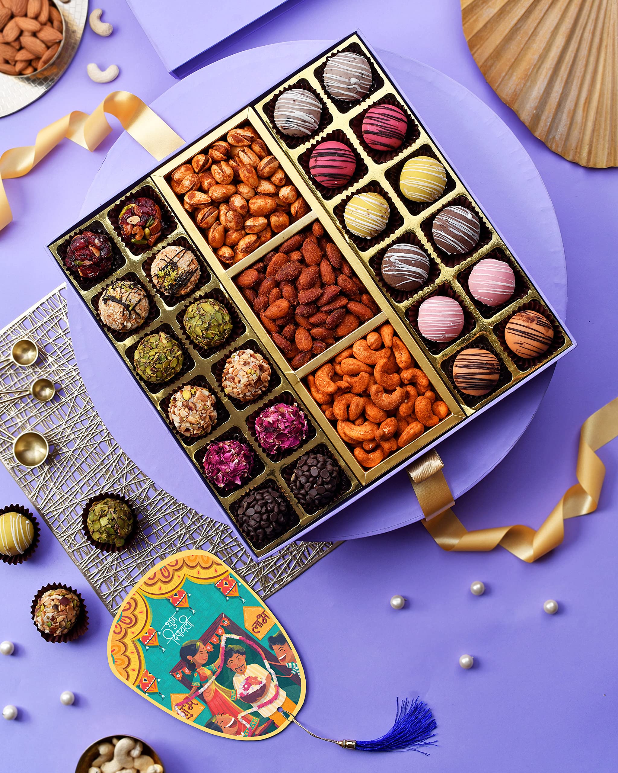 Buy Chocolates Gift Pack Roasted Dry Fruit Gift Pack Diwali Gift Hamper
