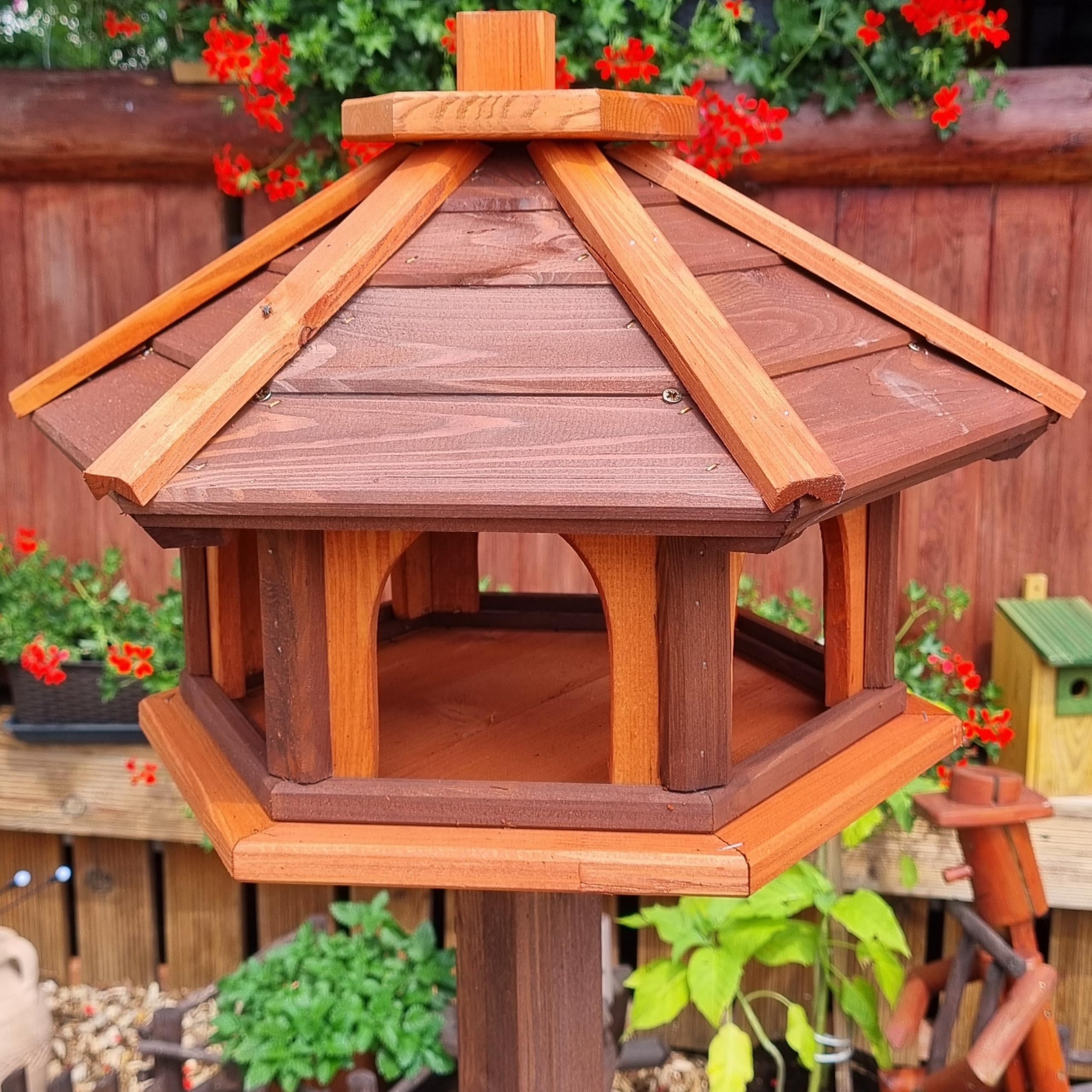 Casetta Per Uccelli Decorativa In Legno - 16x15x11 Cm, Con Gancetto Per Appendere - Foto 8