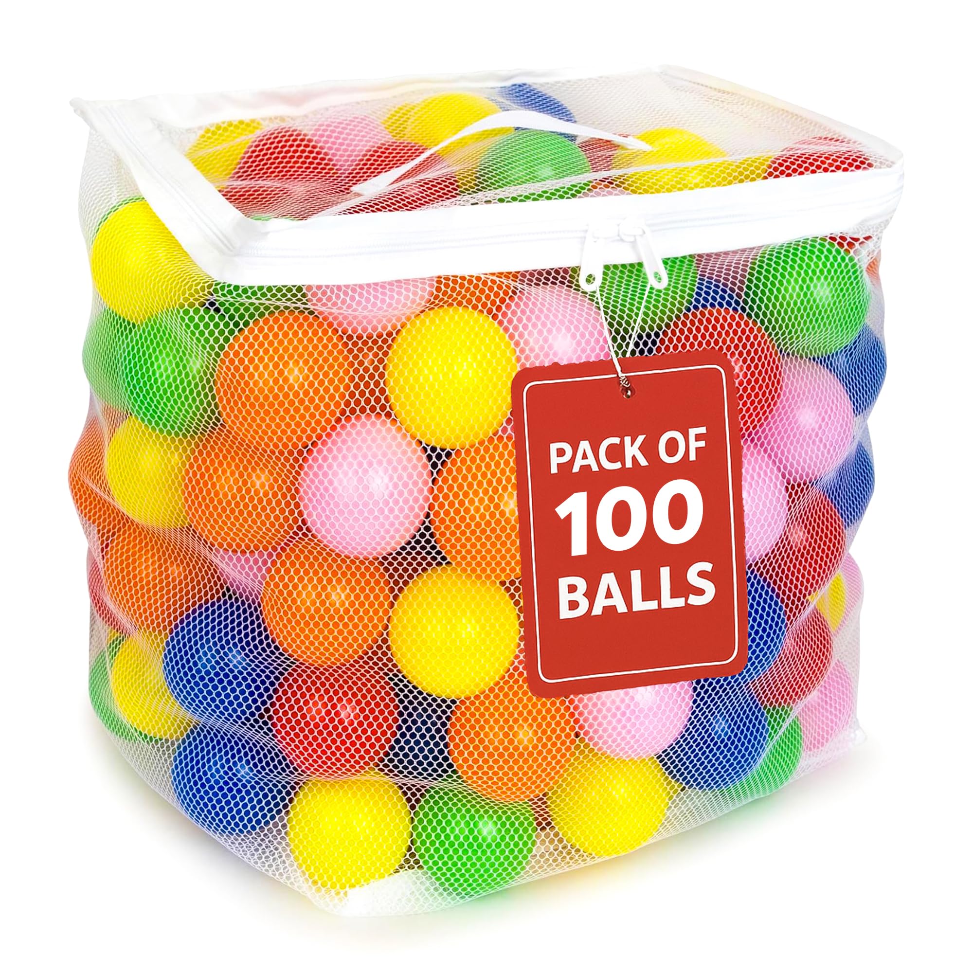 Play Balls for Ball Pit, Plastic Crush Proof, Phthalate & BPA Free, Assorted Colors.