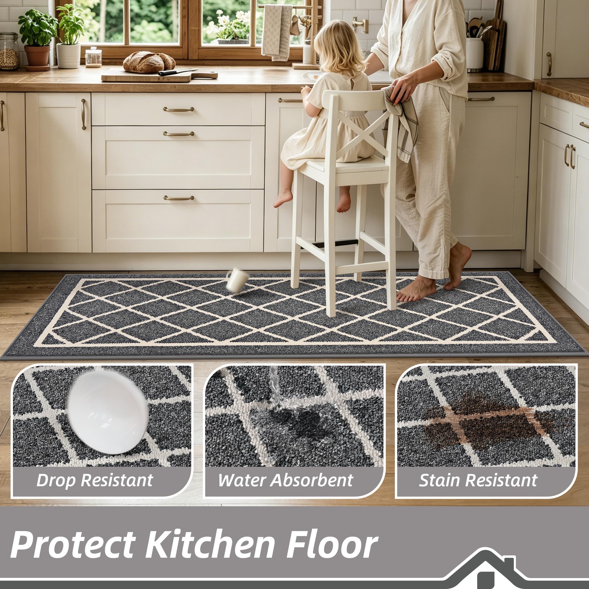 BEQHAUSE Kitchen Rug