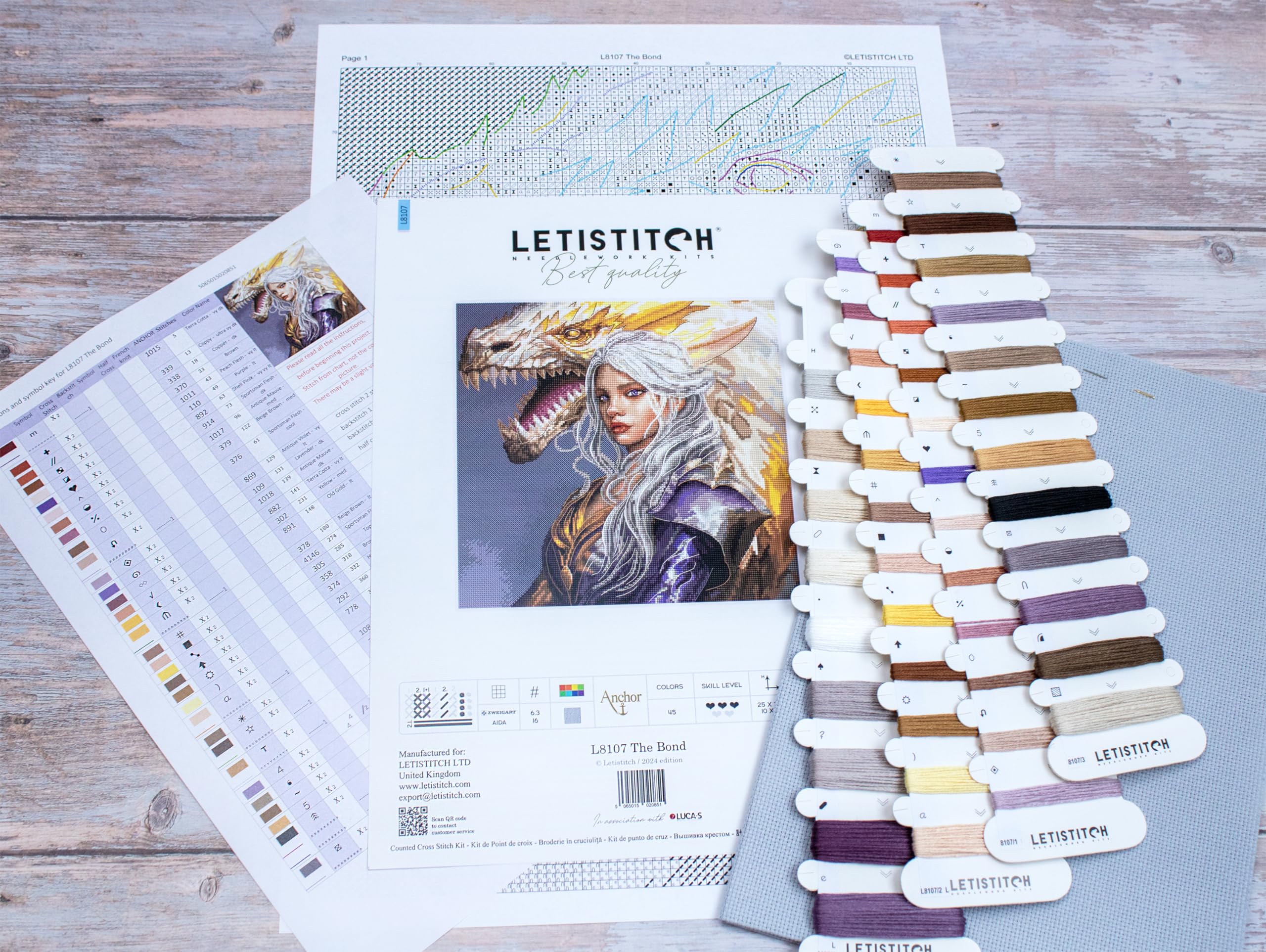 Letistitch L8107 Zestaw do haftu krzy?ykowego