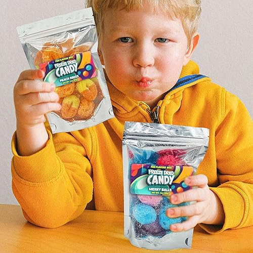 Miniatura 5 de Fun Flavors Box - Caramelos liofilizados Sour Merry Balls Fruity Crispy Treats, 1 oz