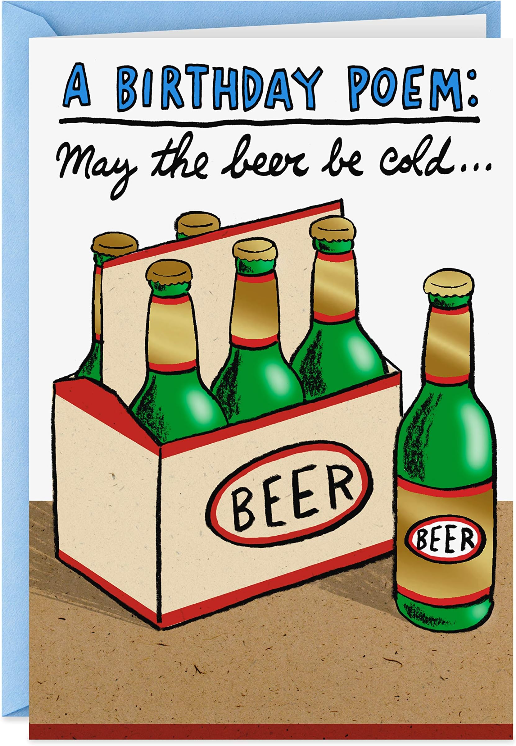 Hallmark Shoebox Funny Birthday Card (Cold Beers)