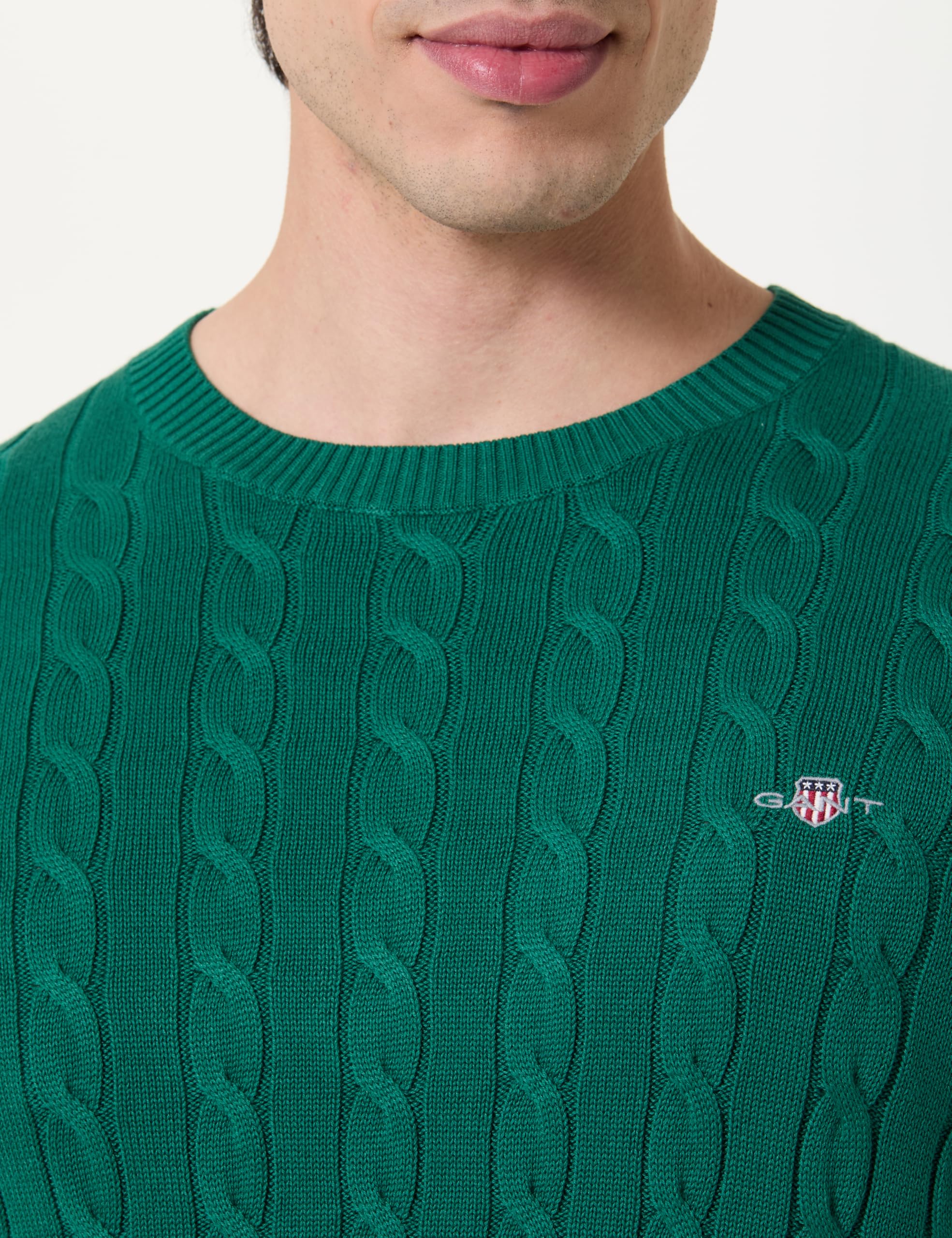 GANT Cotton Cable Crew Sweater suéter Hombre