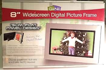 GiiNii デジタルフォトフレーム レザー 8インチ Amazon.com : GiiNii 8