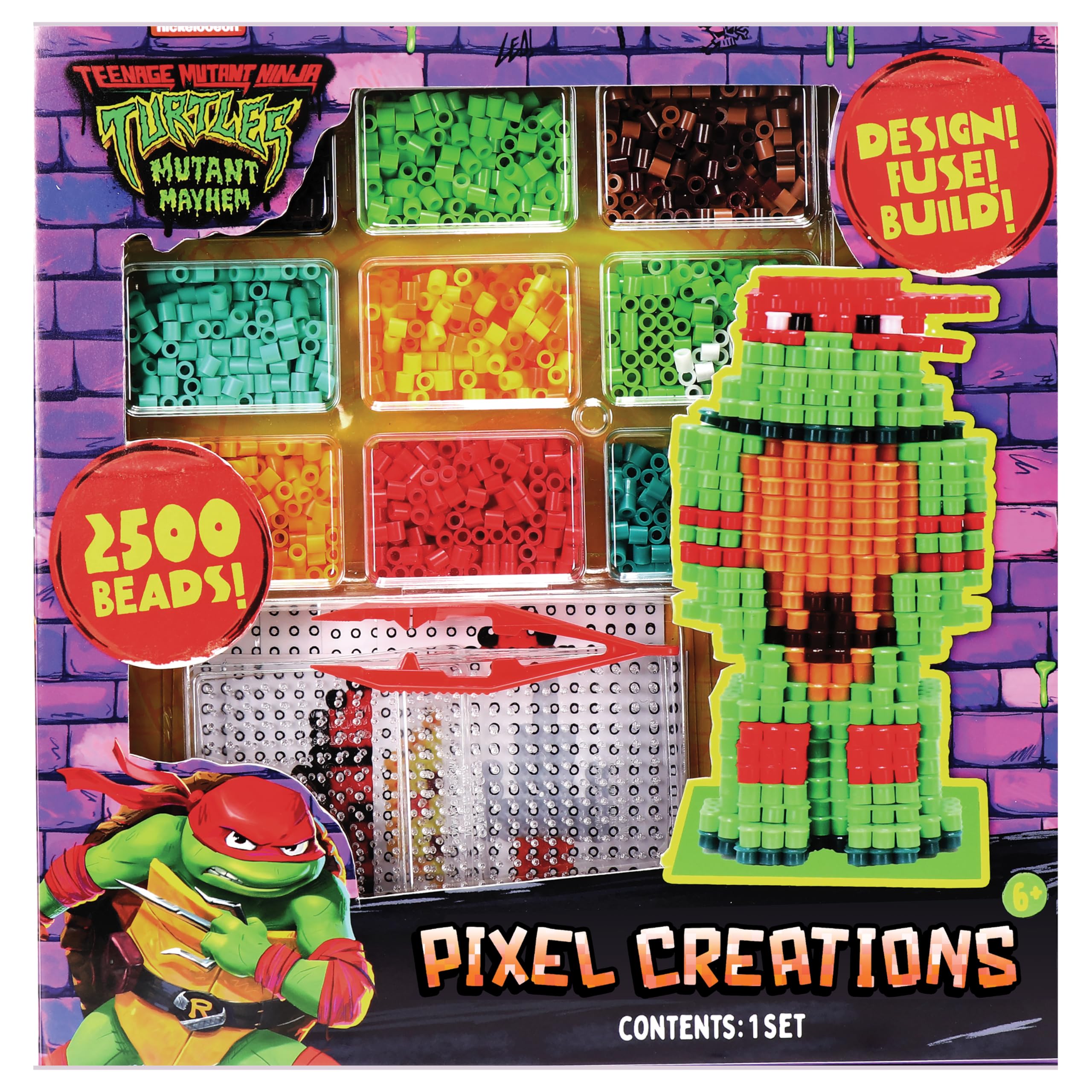 Tara Toy LLC Teenage Mutant Ninja Turtles Pixel Art Set : Amazon