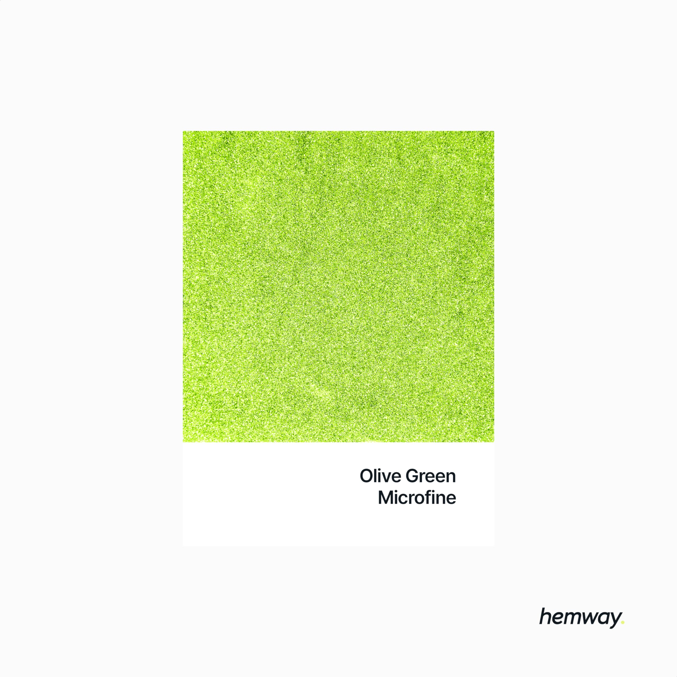 Hemway Glitter Shaker Olive Green 130g x2 Pack Ultrafine, Craft Glitter Shakers for Resin & Epoxy Crafts - Image 2