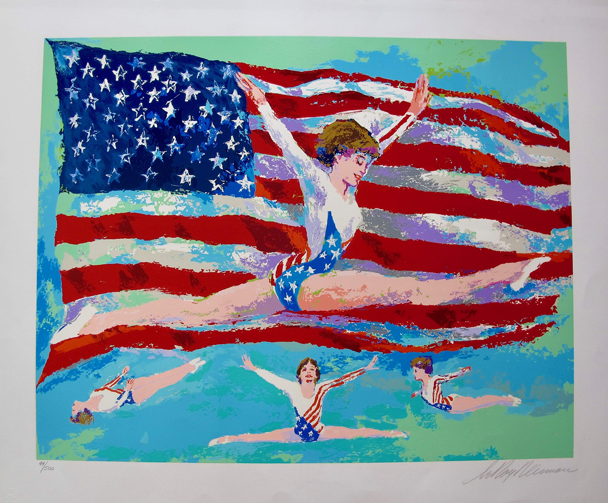 Amazon.com: LEROY NEIMAN Golden Girl Hand Signed Limited Edition