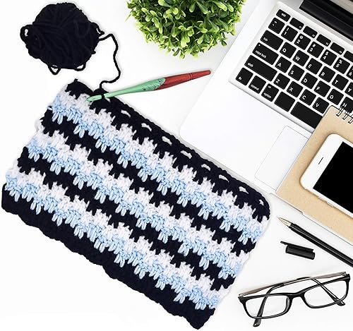 Miniatura 6 de Divit Shilp Alpha - Ganchos de ganchillo con mango ergonómico  Aguja de punto de resina hecha a mano de 7 pulgadas, tejido de hilo para manualidades