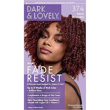 Dark And Lovely Fade Resistant Rich Conditioning Color, No. 374 Rich Auburn
